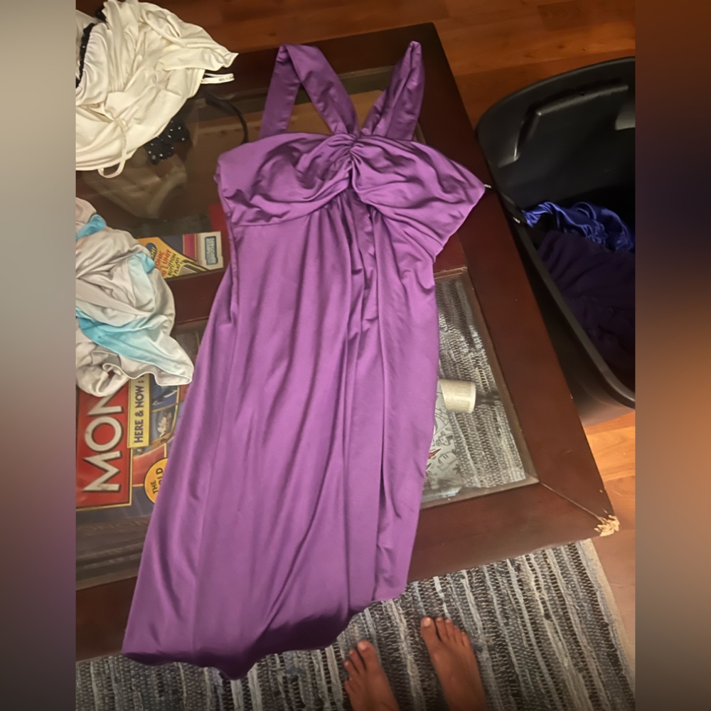 B Darlin Purple Dress